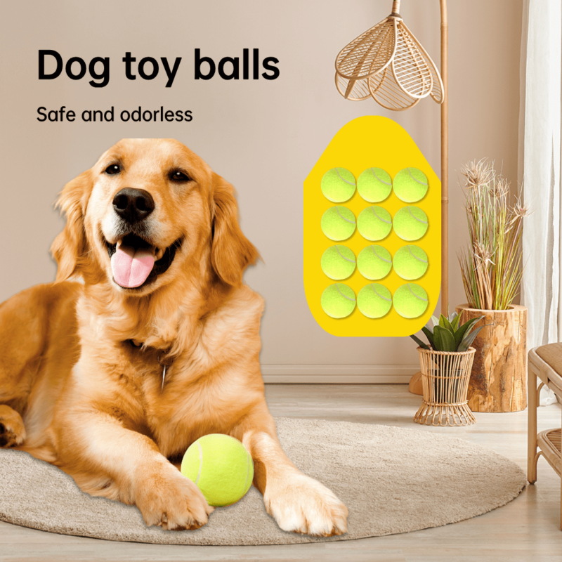 Nuepaws Tennis Balls 6 –12 pcs, 2-Inch Balls, Compatible with The NuePaws Automatic Ball Launcher - Image 3